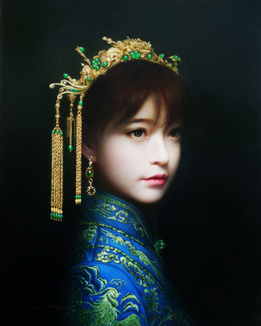 在肖像的边缘突破写实主义——刘